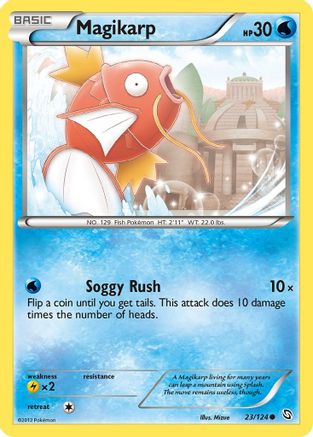 Magikarp 23/124 - Dragons Exalted Reverse Holofoil