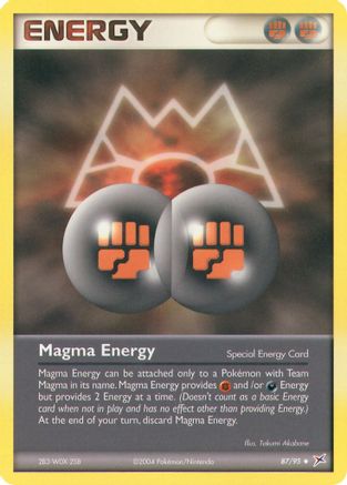 Magma Energy 87/95 - Team Magma vs Team Aqua Reverse Holofoil