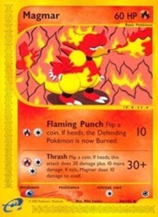 Magmar 86/165 - Expedition Base Set Reverse Holofoil