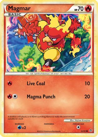 Magmar 52/95 - Unleashed Reverse Holofoil