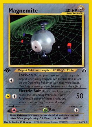 Magnemite (26) 26/75 - Neo Discovery Unlimited