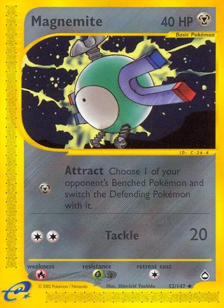Magnemite (52) 52/147 - Aquapolis