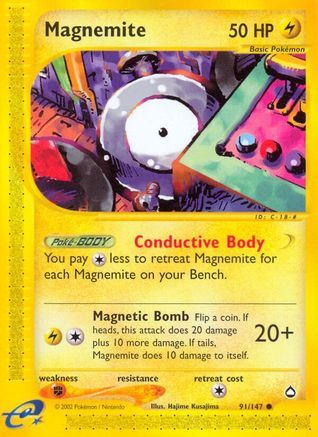 Magnemite 91/147 - Aquapolis