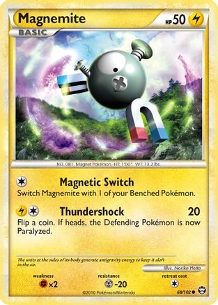 Magnemite 68/102 - HSTriumphant Reverse Holofoil