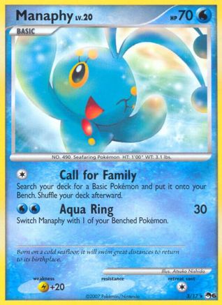 Manaphy 3/17 - POP Series 6 Holofoil