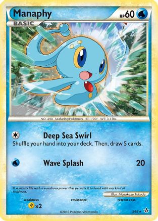 Manaphy 3/95 - HSUnleashed Reverse Holofoil