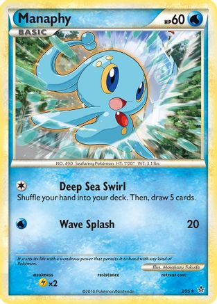 Manaphy 3/95 - Unleashed Holofoil