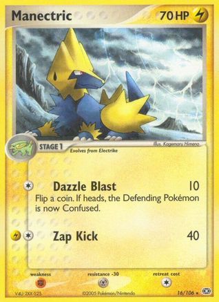 Manectric 16/106 - Emerald Reverse Holofoil