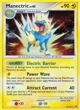 Manectric 11/127 - Platinum Holofoil