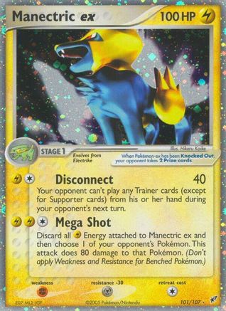 Manectric ex 101/107 - Deoxys Holofoil