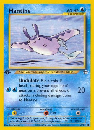 Mantine 64/111 - Neo Genesis 1st Edition