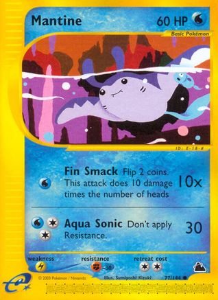 Mantine 77/144 - Skyridge Reverse Holofoil