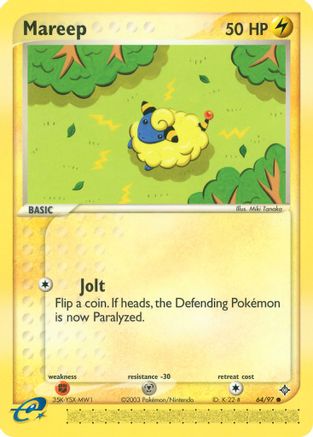 Mareep 64/97 - Dragon Reverse Holofoil