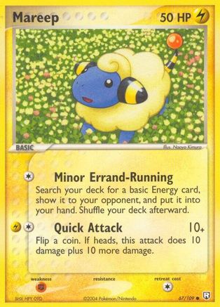 Mareep 67/109 - Team Rocket Returns Reverse Holofoil