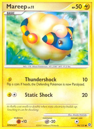 Mareep 94/132 - Secret Wonders Reverse Holofoil