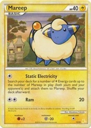 Mareep (#13) 13 - HGSS Trainer Kit Gyarados & Raichu