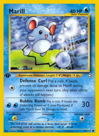 Marill 66/111 - Neo Genesis Unlimited