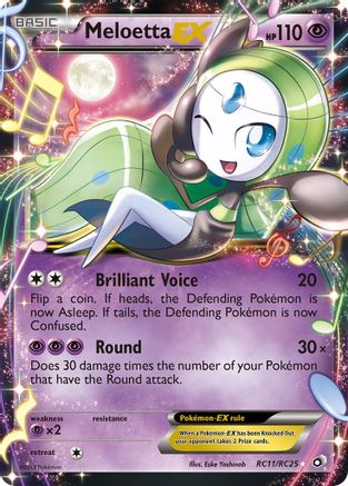 Meloetta-EX RC11/113 - Legendary Treasures Holofoil