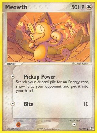 Meowth 77/113 - Delta Species