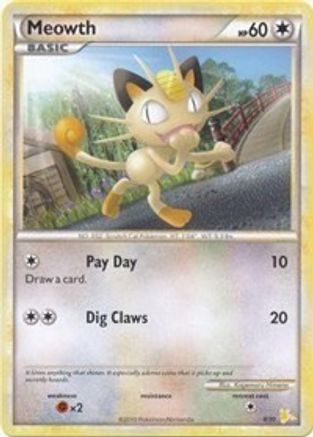 Meowth (#4) 4 - HGSS Trainer Kit Gyarados & Raichu