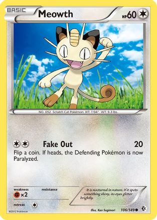 Meowth 106/149 - Boundaries Crossed