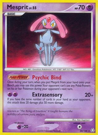 Mesprit 34/146 - Legends Awakened Reverse Holofoil