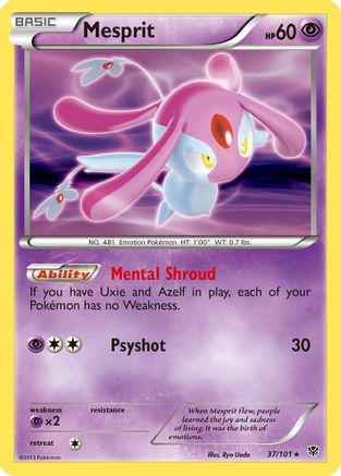 Mesprit 37/101 - Plasma Blast Holofoil