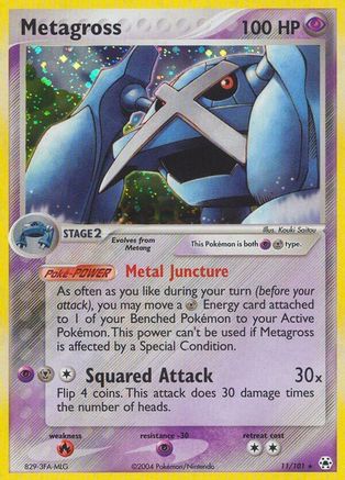 Metagross 11/101 - Hidden Legends Holofoil