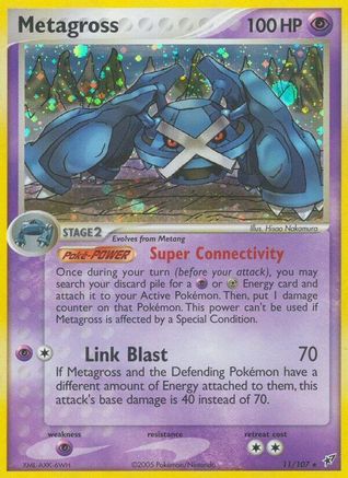 Metagross 11/107 - Deoxys Reverse Holofoil