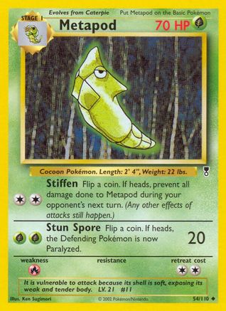 Metapod 54/110 - Legendary Collection