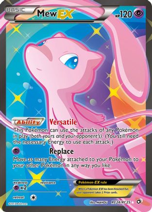 Mew-EX RC24/113 - Legendary Treasures Holofoil