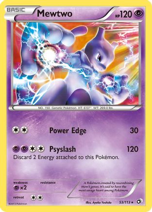 Mewtwo 53/113 - Legendary Treasures Holofoil