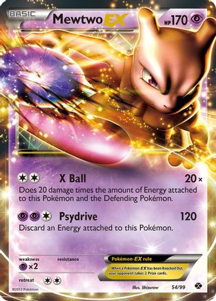 Mewtwo-EX 54/99 - Next Destinies Holofoil