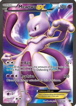 Mewtwo-EX 98/99 - Next Destinies Holofoil