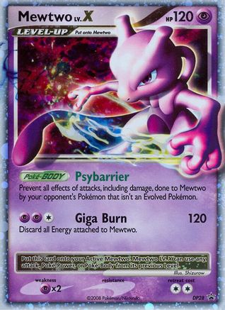 Mewtwo LV.X DP28/56 - DP Black Star Promos Holofoil