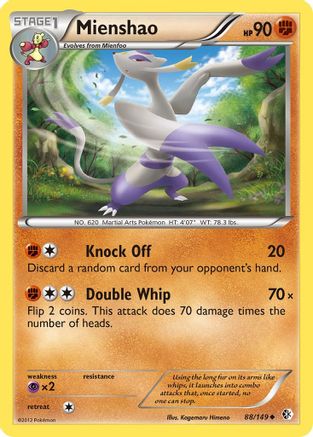 Mienshao 88/149 - Boundaries Crossed Reverse Holofoil