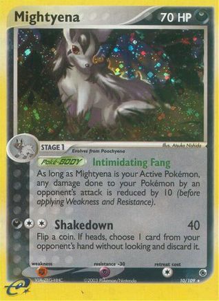 Mightyena 10/109 - Ruby & Sapphire Holofoil