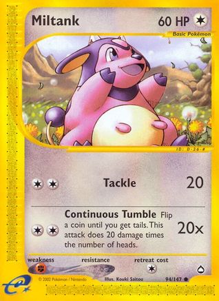 Miltank 94/147 - Aquapolis