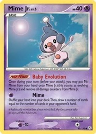 Mime Jr. 90/130 - Diamond & Pearl Reverse Holofoil