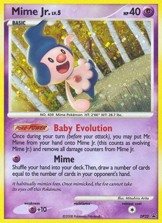 Mime Jr. - DP22 DP22/56 - Diamond and Pearl Promos Holofoil