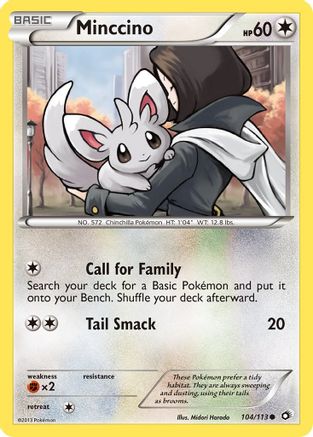 Minccino 104/113 - Legendary Treasures Reverse Holofoil