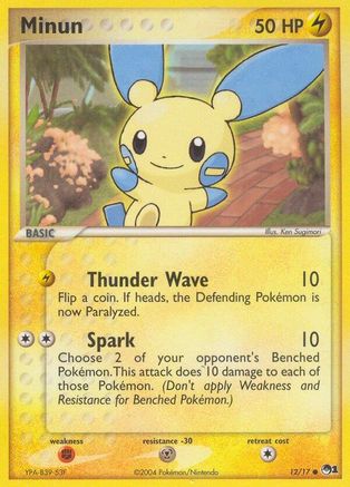 Minun 12/17 - POP Series 1