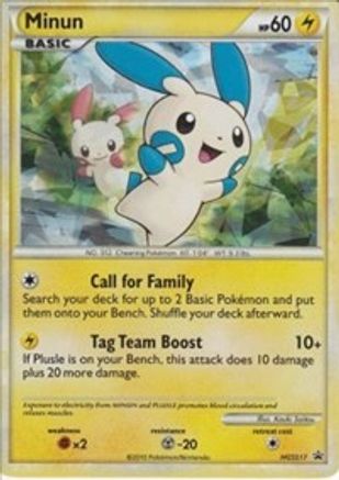 Minun - HGSS17 HGSS17/25 - HGSS Promos Holofoil