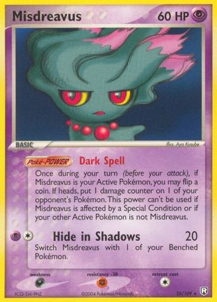Misdreavus 25/109 - Team Rocket Returns