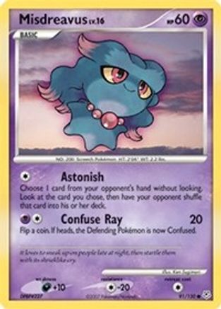 Misdreavus 91/130 - Diamond and Pearl