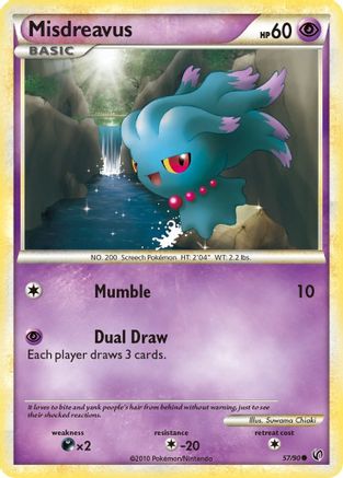Misdreavus 57/90 - Undaunted Reverse Holofoil