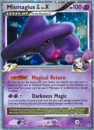Mismagius GL LV.X 110/111 - Rising Rivals Holofoil