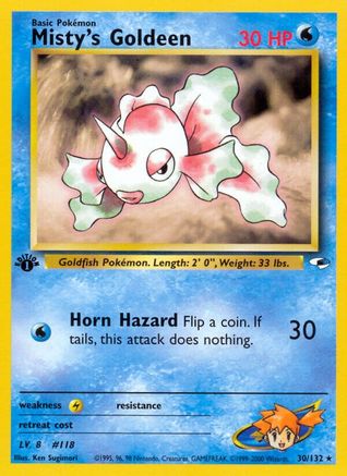 Misty's Goldeen (30) 30/132 - Gym Heroes Unlimited