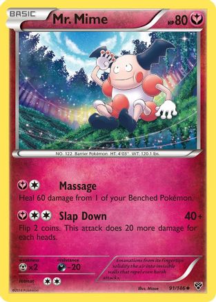 Mr. Mime 91/146 - XY Base Set