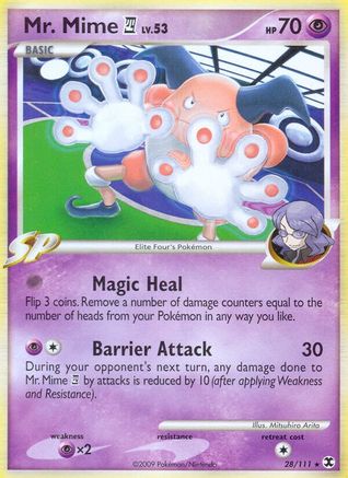 Mr. Mime E4 28/111 - Rising Rivals Reverse Holofoil